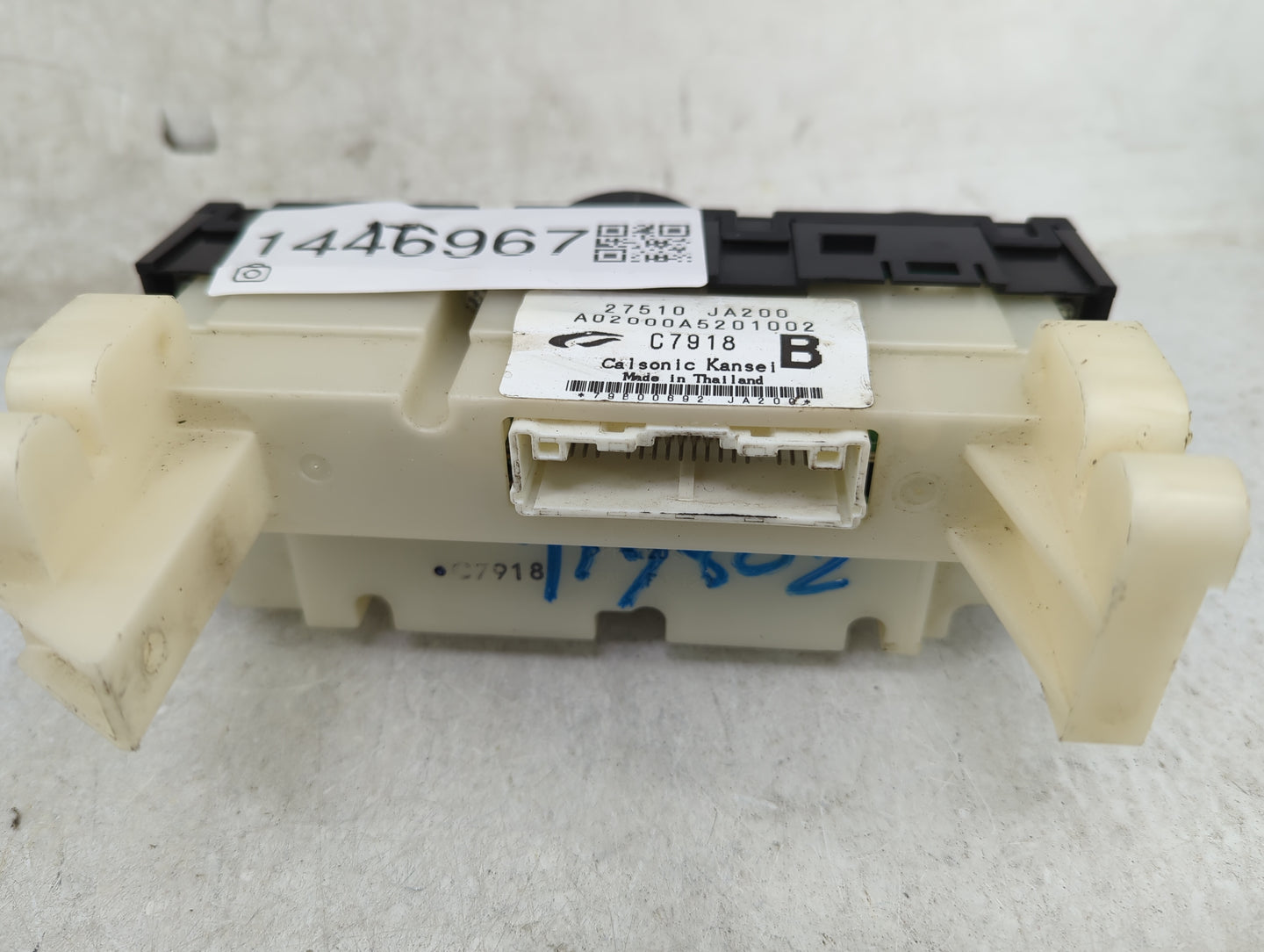 2007-2009 Nissan Altima Climate Control Module Temperature AC/Heater Replacement P/N:27510JA200 A02000A5201002 Fits OEM Used