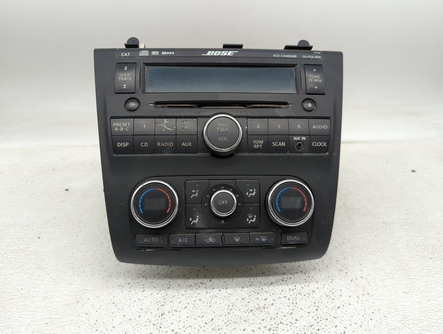 2007-2009 Nissan Altima Radio AM FM Cd Player Receiver Replacement P/N:28185ZN40C CQ-EN2760XC Fits Fits 2007 2008 2009 OEM U