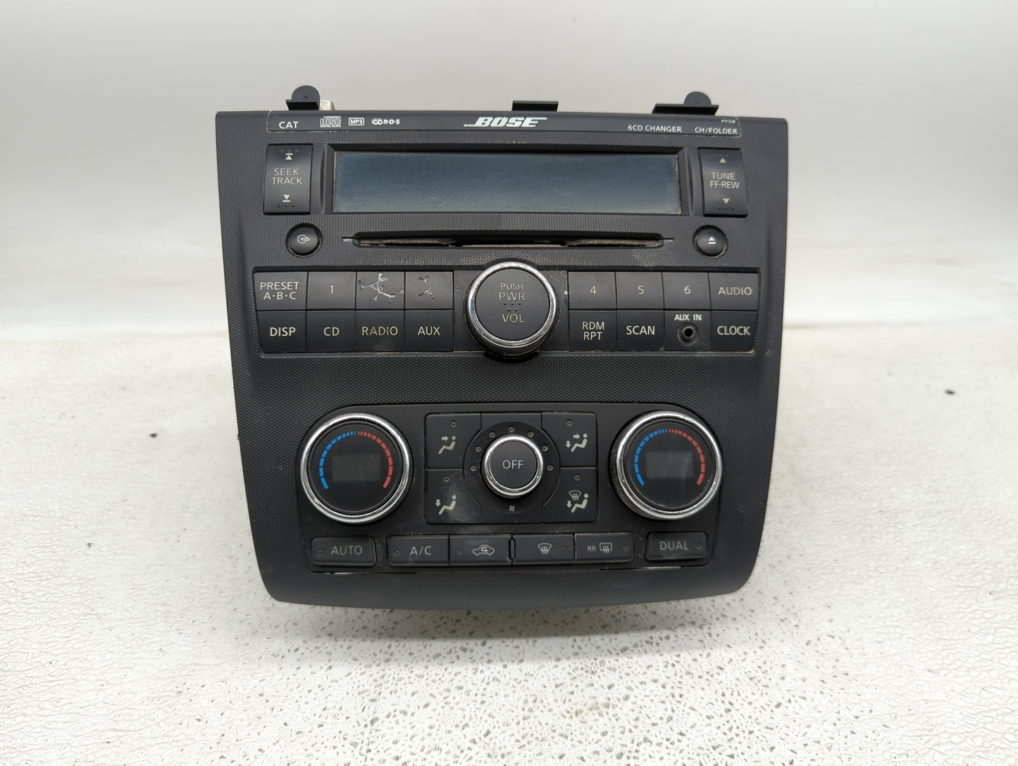 2007-2009 Nissan Altima Radio AM FM Cd Player Receiver Replacement P/N:28185ZN40C CQ-EN2760XC Fits Fits 2007 2008 2009 OEM U