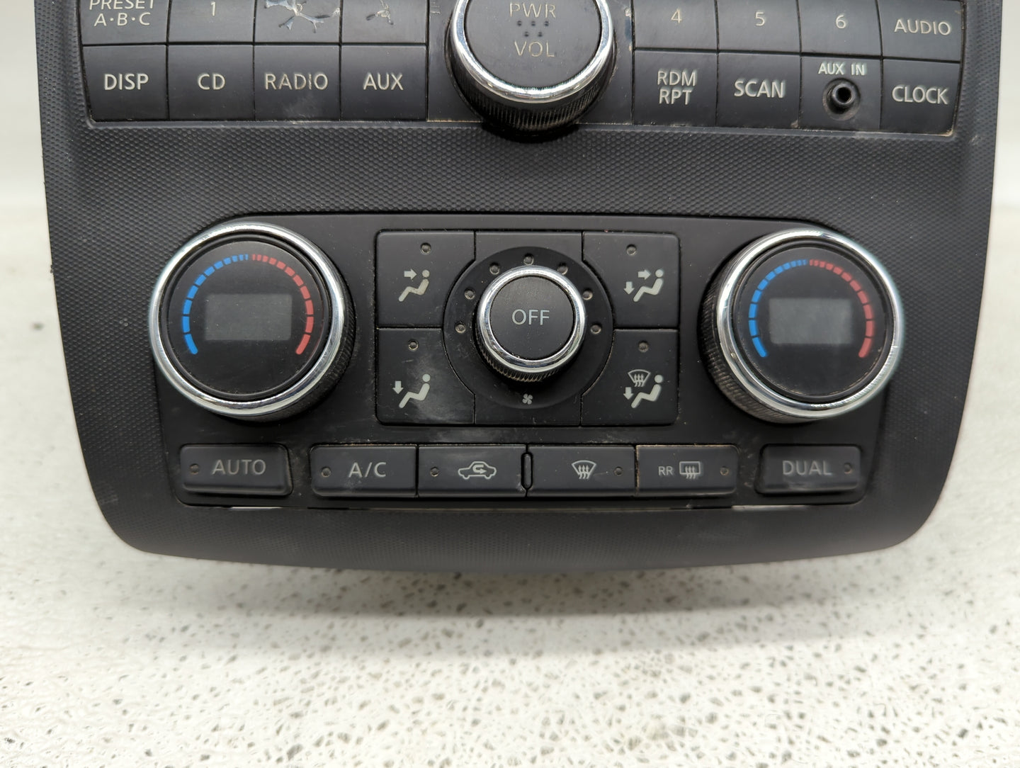 2007-2009 Nissan Altima Radio AM FM Cd Player Receiver Replacement P/N:28185ZN40C CQ-EN2760XC Fits Fits 2007 2008 2009 OEM U