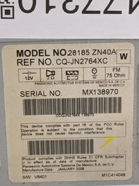2007-2008 Nissan Altima Climate Control Module Temperature AC/Heater Replacement P/N:28185 ZN40A CQ-JN2764XC Fits Fits 2007 