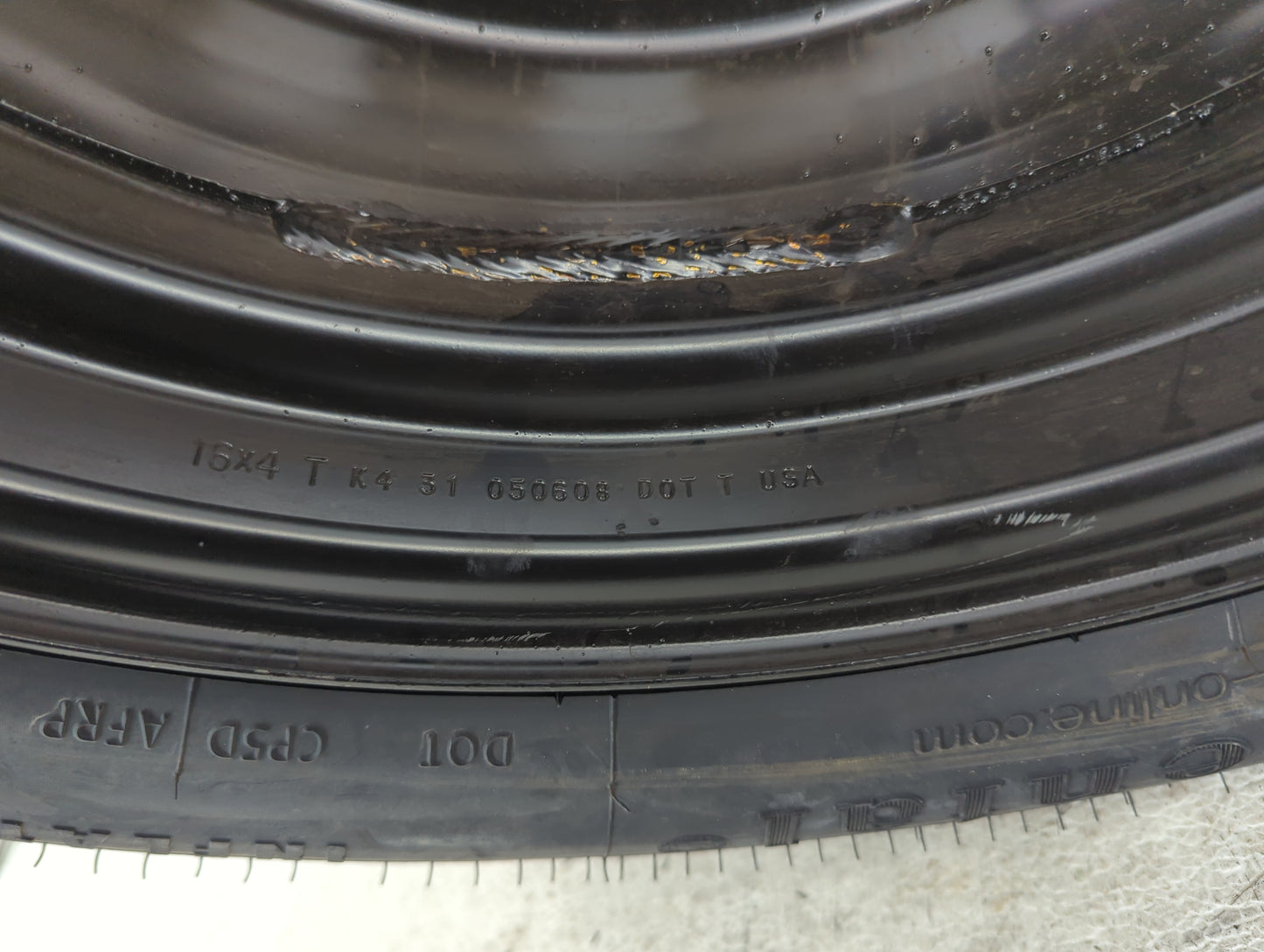 2002-2022 Nissan Altima Spare Donut Tire Wheel Rim Oem 1490947 - Oemusedautoparts1.com