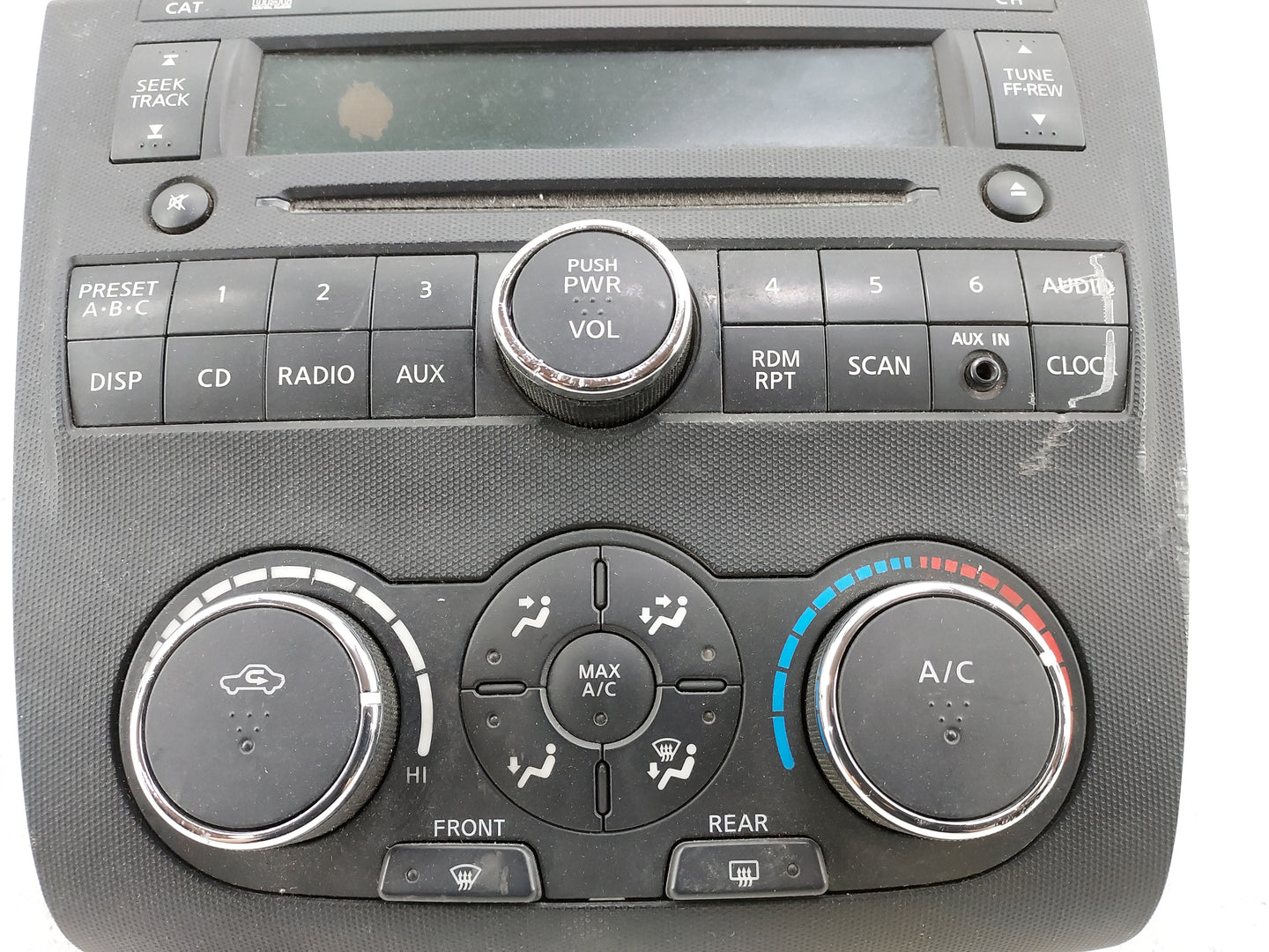 2007-2009 Nissan Altima Radio AM FM Cd Player Receiver Replacement P/N:28185 ZN40A CQ-JN2764XC Fits Fits 2007 2008 2009 OEM 
