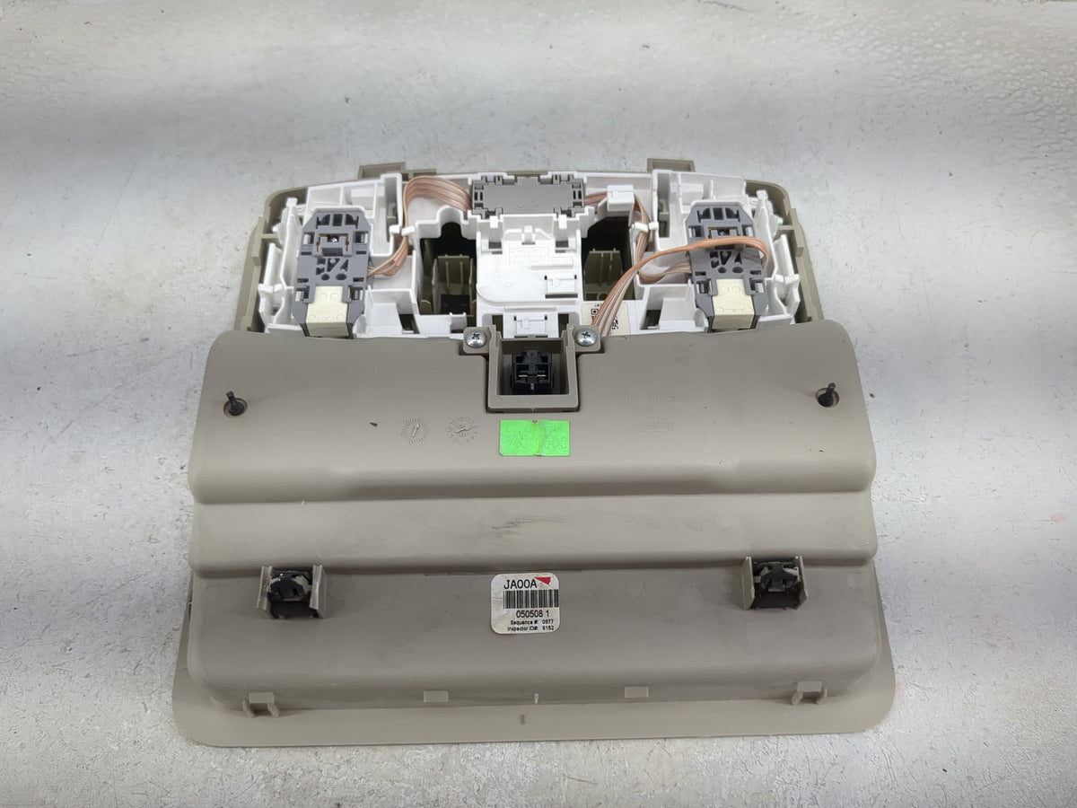 2008 Nissan Altima Overhead Roof Console Tan - Oemusedautoparts1.com