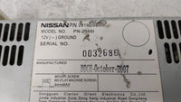 2007-2008 Nissan Altima Am Fm Cd Player Radio Receiver 184237 - Oemusedautoparts1.com