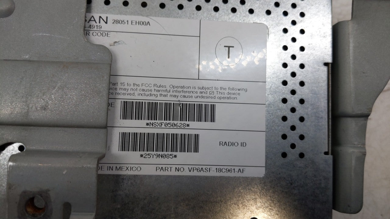 Nissan Altima Am Fm Cd Player Radio Receiver - Oemusedautoparts1.com