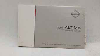compare product 2008 Nissan Altima Owners Manual Book Guide OEM Used Auto Parts