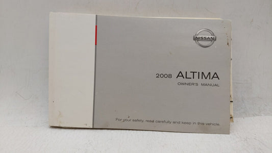 2008 Nissan Altima Owners Manual Book Guide OEM Used Auto Parts - Oemusedautoparts1.com
