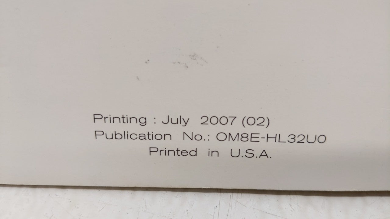 2008 Nissan Altima Owners Manual Book Guide OEM Used Auto Parts - Oemusedautoparts1.com
