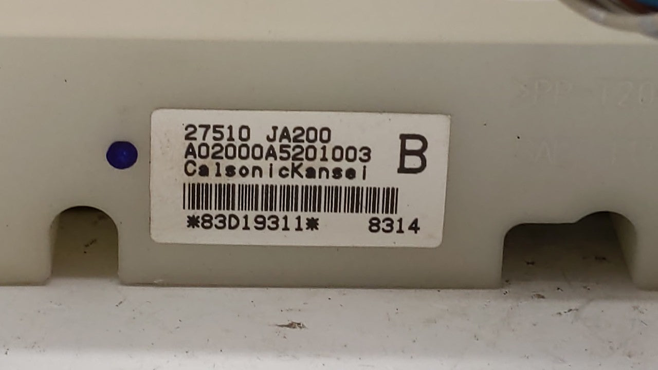 2007-2008 Nissan Altima Climate Control Module Temperature AC/Heater Replacement P/N:27510 JA200 27500 JA10A Fits Fits 2007 