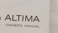 2008 Nissan Altima Owners Manual Book Guide OEM Used Auto Parts - Oemusedautoparts1.com
