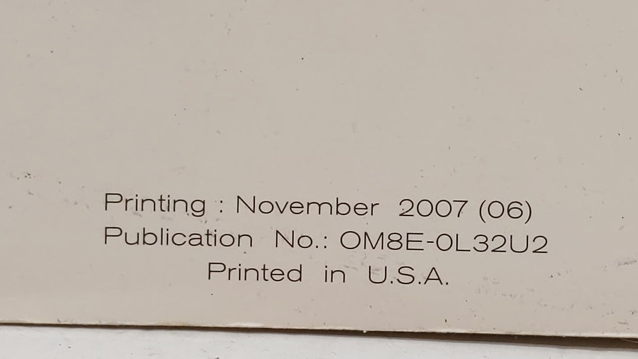 2008 Nissan Altima Owners Manual Book Guide OEM Used Auto Parts - Oemusedautoparts1.com