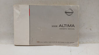 compare product 2008 Nissan Altima Owners Manual Book Guide OEM Used Auto Parts