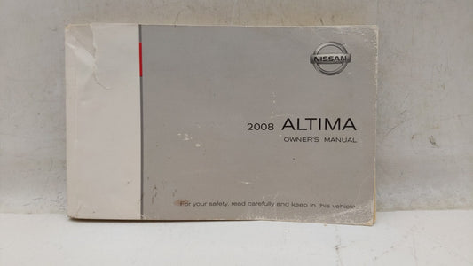 2008 Nissan Altima Owners Manual Book Guide OEM Used Auto Parts - Oemusedautoparts1.com
