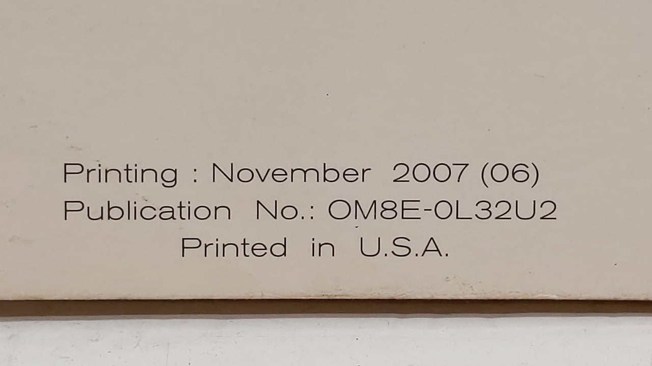 2008 Nissan Altima Owners Manual Book Guide OEM Used Auto Parts - Oemusedautoparts1.com