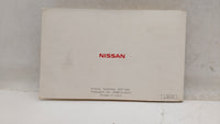 2008 Nissan Altima Owners Manual Book Guide OEM Used Auto Parts - Oemusedautoparts1.com