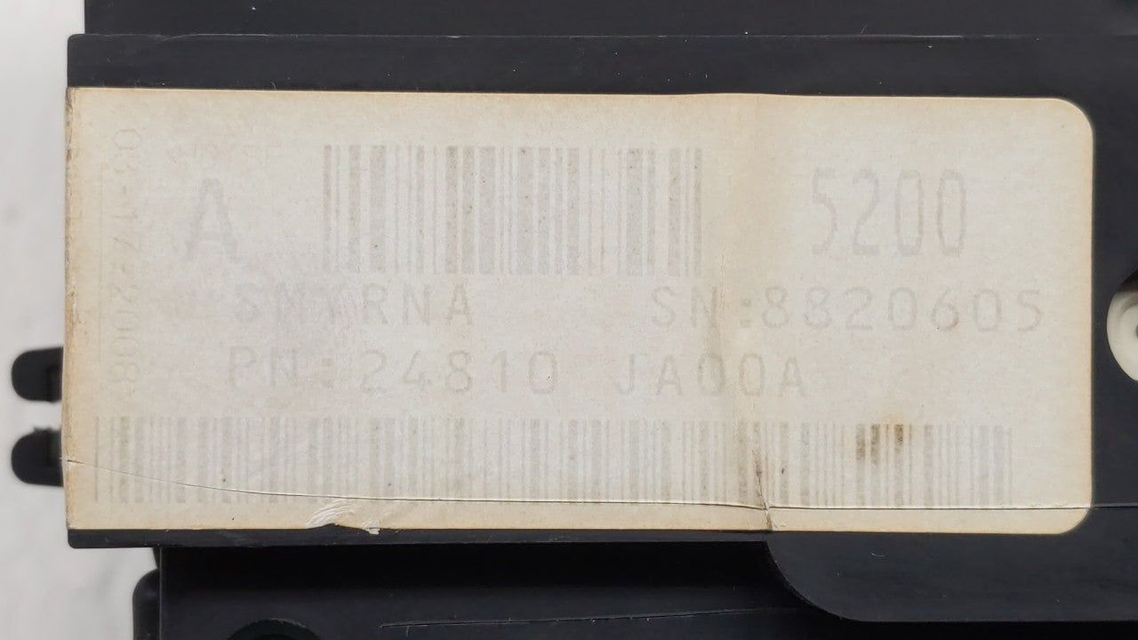2007-2009 Nissan Altima Instrument Cluster Speedometer Gauges P/N:24810 JA00A Fits Fits 2007 2008 2009 OEM Used Auto Parts -