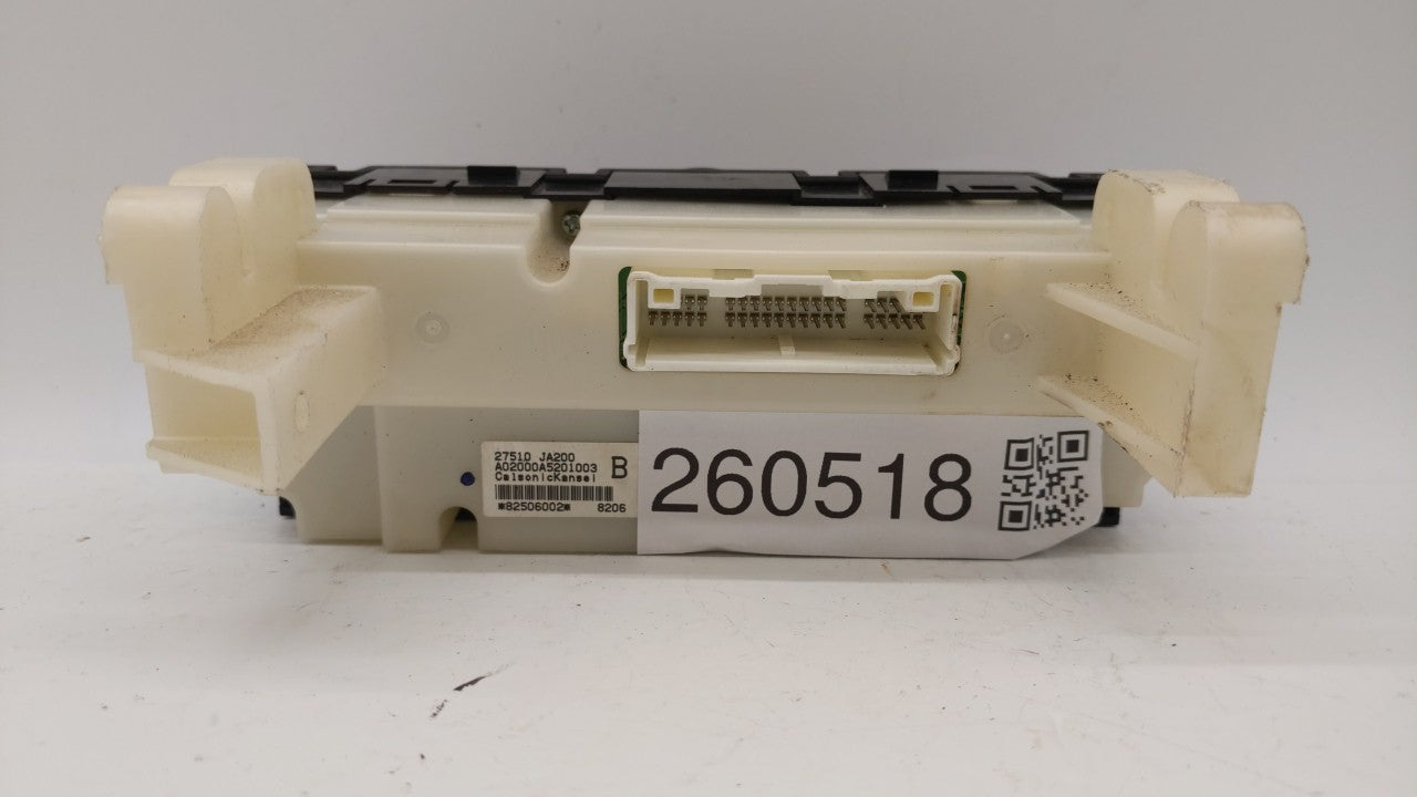 2007-2008 Nissan Altima Climate Control Module Temperature AC/Heater Replacement P/N:27510 JA200 27500 JA10A Fits Fits 2007 