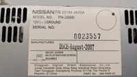 2007-2009 Nissan Altima Radio AM FM Cd Player Receiver Replacement P/N:28184 JA00A Fits Fits 2007 2008 2009 OEM Used Auto Pa