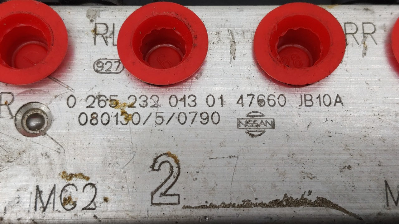 2008-2009 Nissan Altima ABS Pump Control Module Replacement P/N:47660 1B10A 47660 JB10A Fits Fits 2008 2009 OEM Used Auto Pa