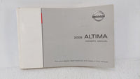 2008 Nissan Altima Owners Manual Book Guide OEM Used Auto Parts - Oemusedautoparts1.com