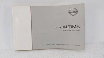 compare product 2008 Nissan Altima Owners Manual Book Guide OEM Used Auto Parts