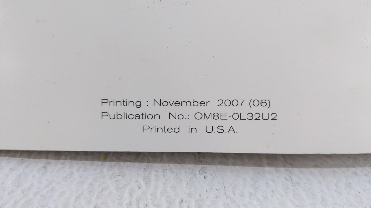 2008 Nissan Altima Owners Manual Book Guide OEM Used Auto Parts - Oemusedautoparts1.com