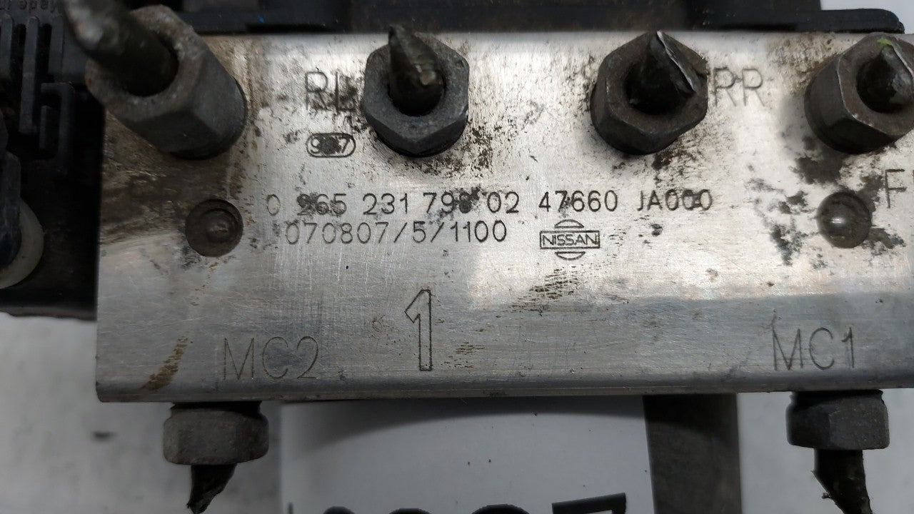 2007-2009 Nissan Altima ABS Pump Control Module Replacement P/N:0 265 231 798 47600 JA000, 0 265 800 556 Fits Fits 2007 2008