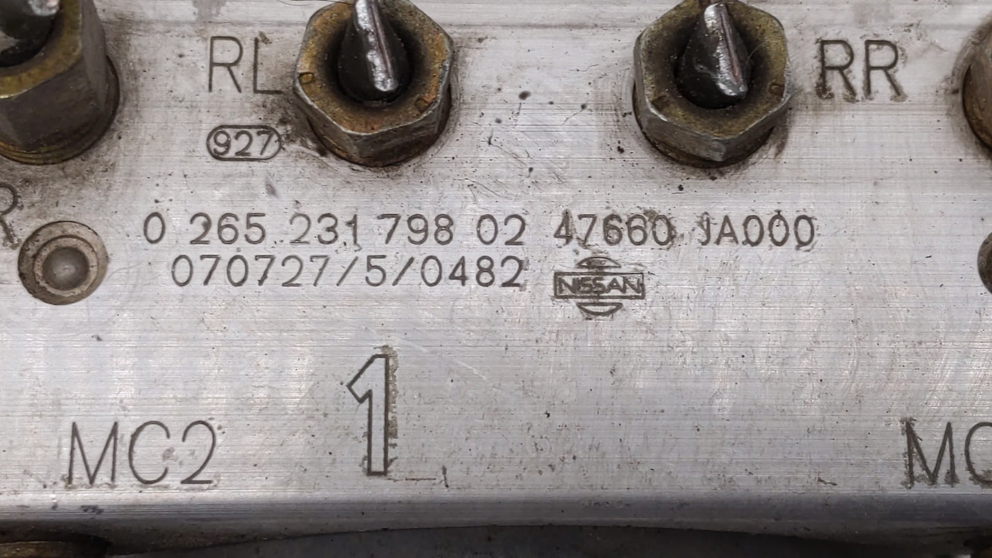 2007-2009 Nissan Altima ABS Pump Control Module Replacement P/N:0 265 231 798 47600 JA000, 0 265 800 556 Fits Fits 2007 2008