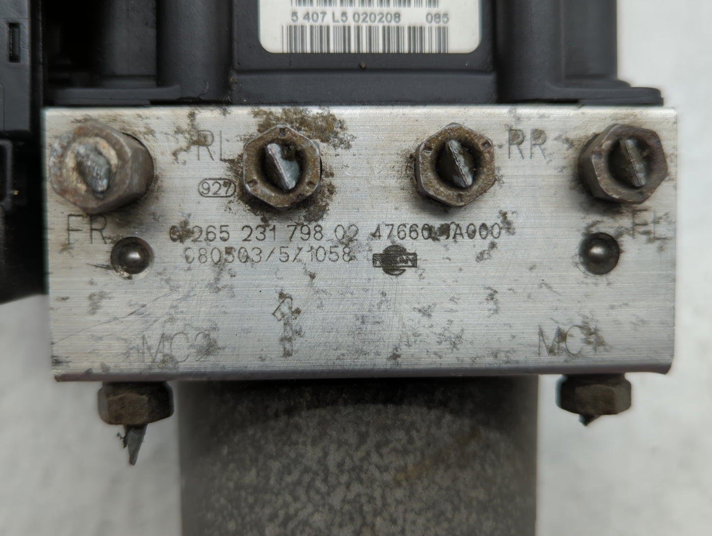 2007-2009 Nissan Altima ABS Pump Control Module Replacement P/N:0 265 231 798 47600 JA000, 0 265 800 556 Fits Fits 2007 2008