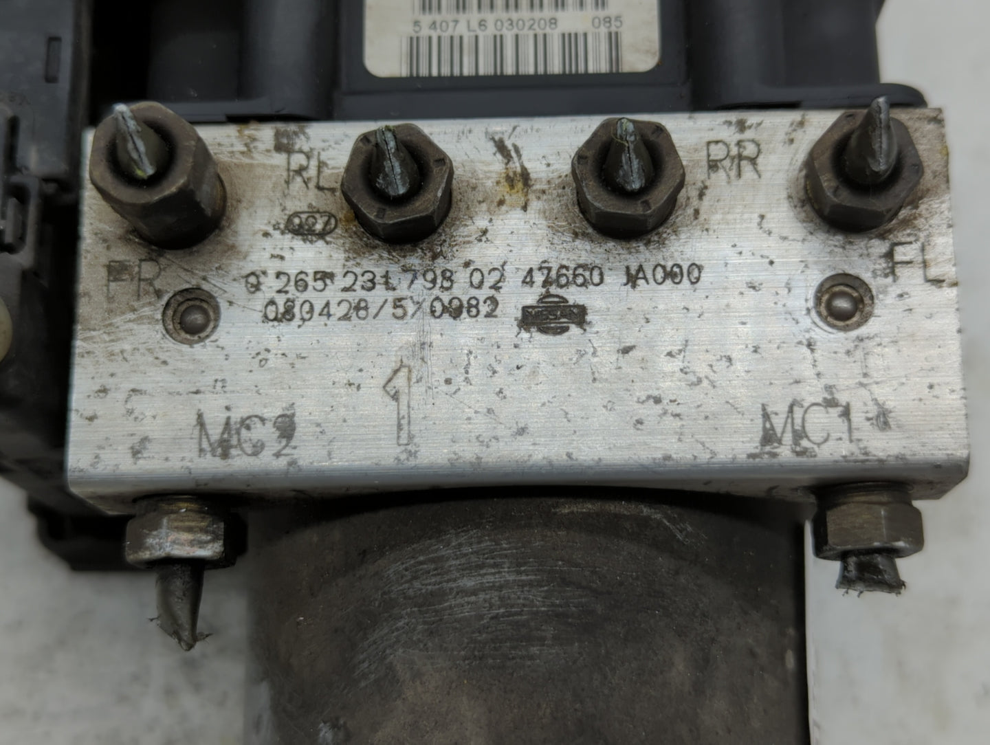 2007-2009 Nissan Altima ABS Pump Control Module Replacement P/N:47660 JA000 Fits Fits 2007 2008 2009 OEM Used Auto Parts - O