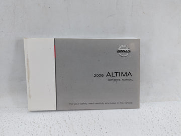 2008 Nissan Altima Owners Manual Book Guide OEM Used Auto Parts - Oemusedautoparts1.com