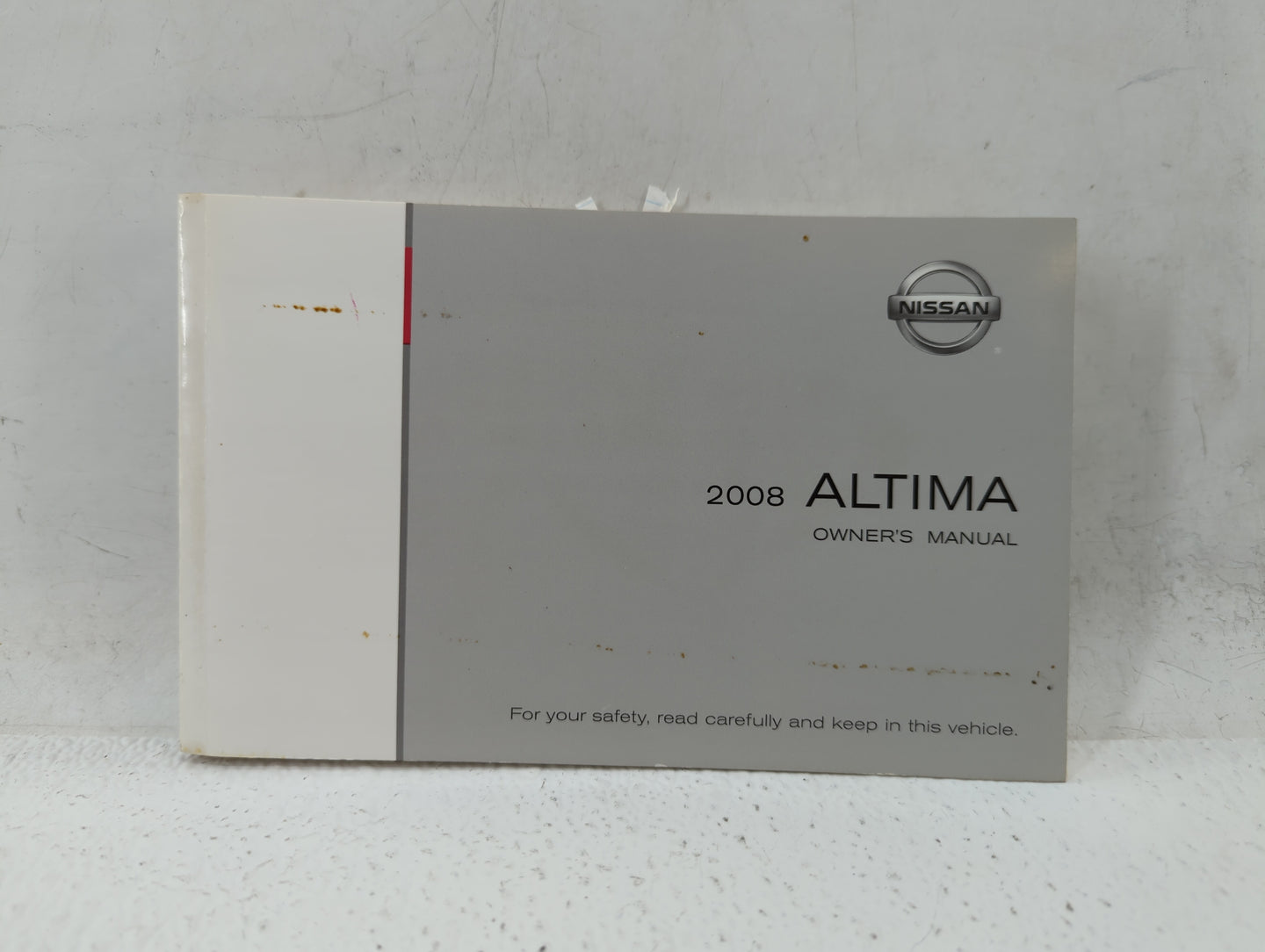2008 Nissan Altima Owners Manual Book Guide P/N:OM8E-0L32U1 OEM Used Auto Parts - Oemusedautoparts1.com