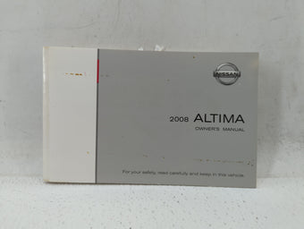 compare product 2008 Nissan Altima Owners Manual Book Guide P/N:OM8E-0L32U1 OEM Used Auto Parts