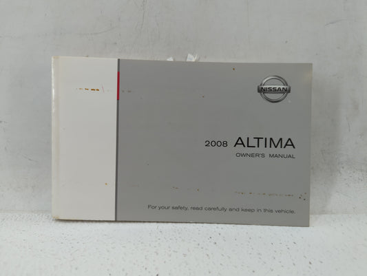 2008 Nissan Altima Owners Manual Book Guide P/N:OM8E-0L32U1 OEM Used Auto Parts - Oemusedautoparts1.com
