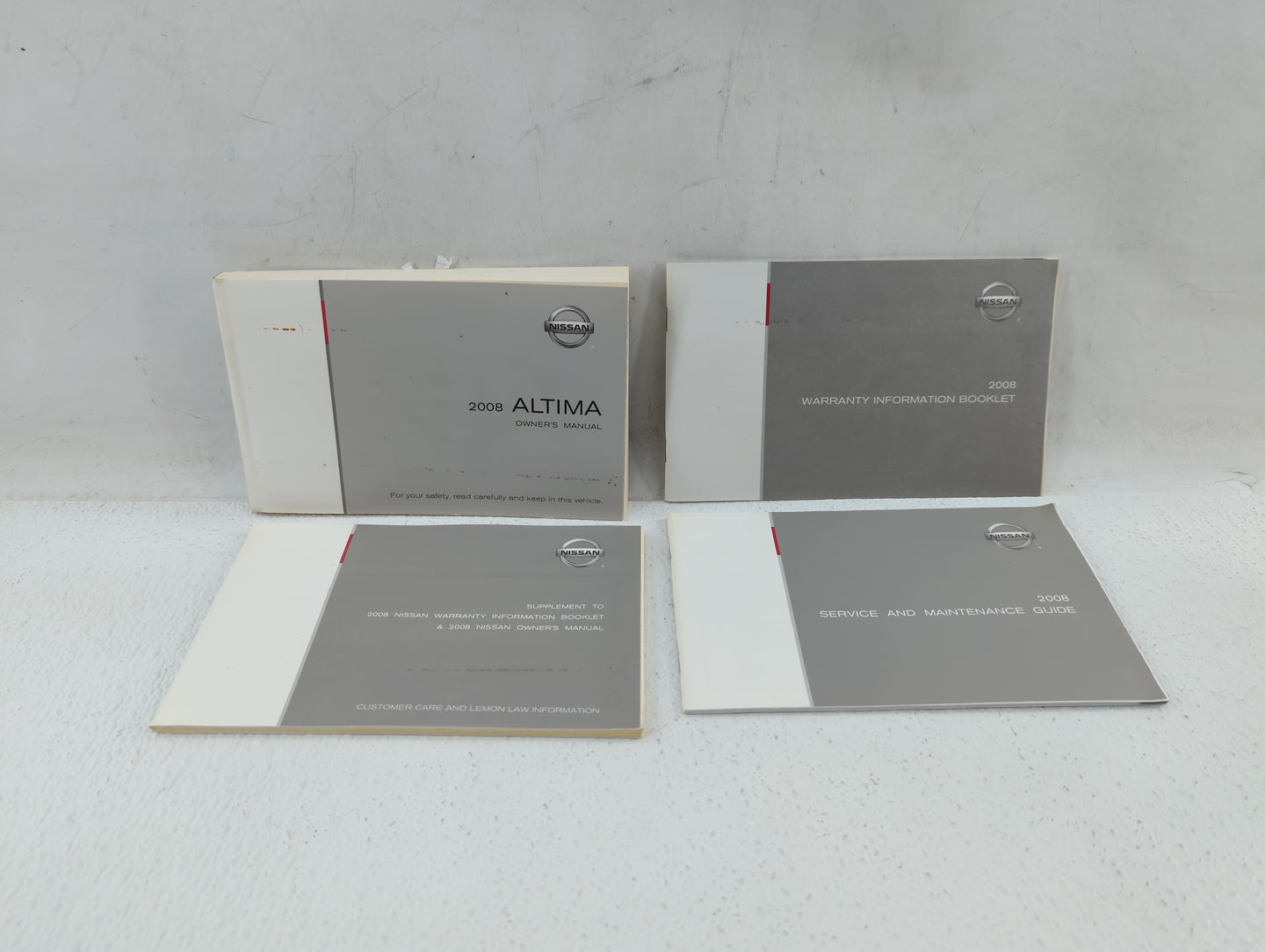 2008 Nissan Altima Owners Manual Book Guide P/N:OM8E-0L32U1 OEM Used Auto Parts - Oemusedautoparts1.com