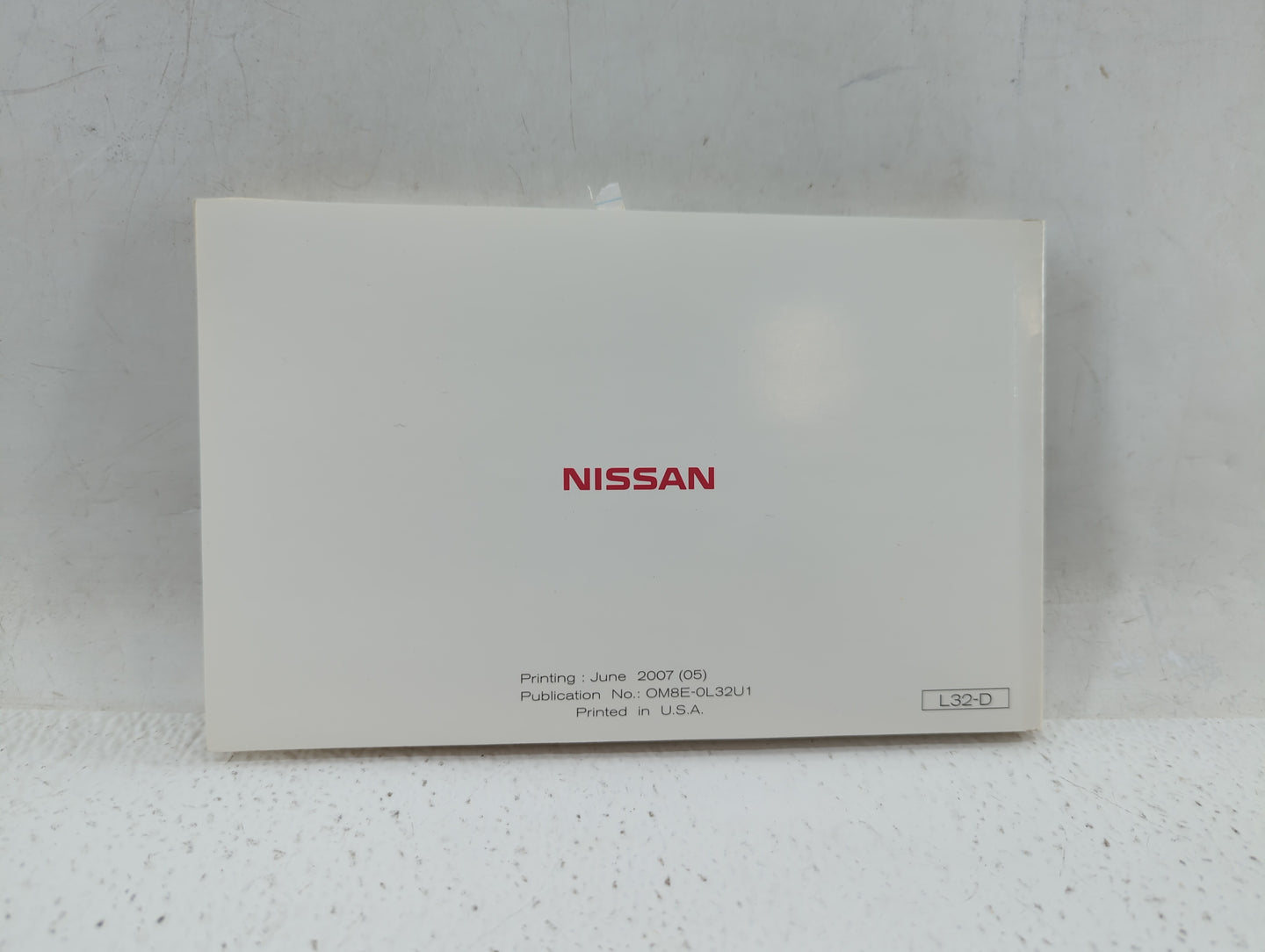 2008 Nissan Altima Owners Manual Book Guide P/N:OM8E-0L32U1 OEM Used Auto Parts - Oemusedautoparts1.com