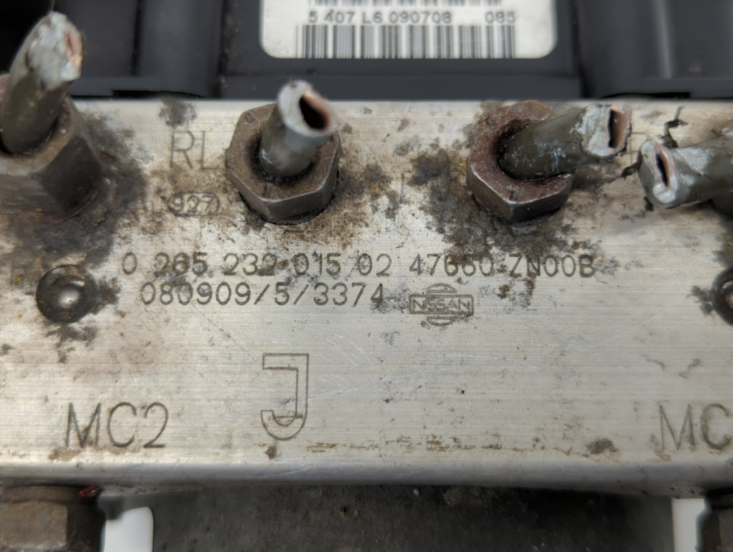 2008-2009 Nissan Altima ABS Pump Control Module Replacement P/N:47660 ZN00B Fits Fits 2008 2009 OEM Used Auto Parts - Oemuse