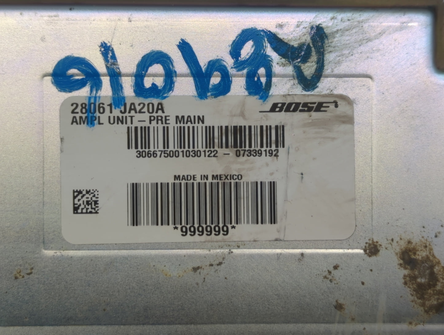 2007-2009 Nissan Altima Radio AM FM Cd Player Receiver Replacement P/N:28061 JA20A 28061 JA80A Fits Fits 2007 2008 2009 OEM 