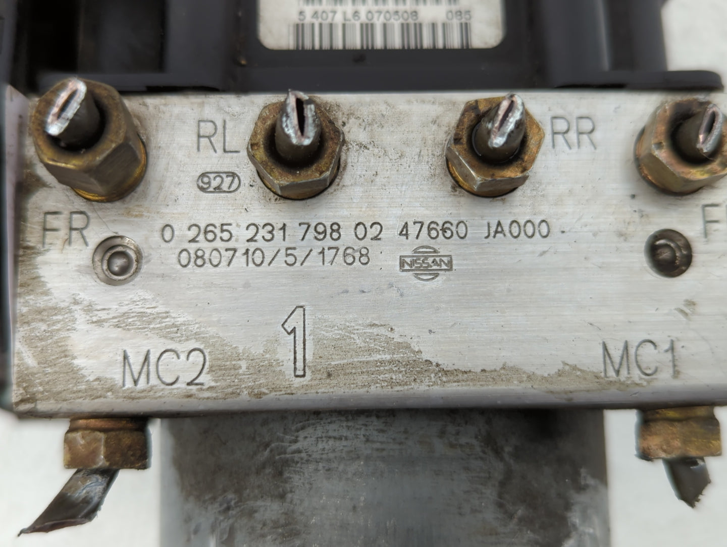 2008-2009 Nissan Altima ABS Pump Control Module Replacement P/N:47660 JA000 47660 1B10A, 47660 JB10A Fits Fits 2008 2009 OEM
