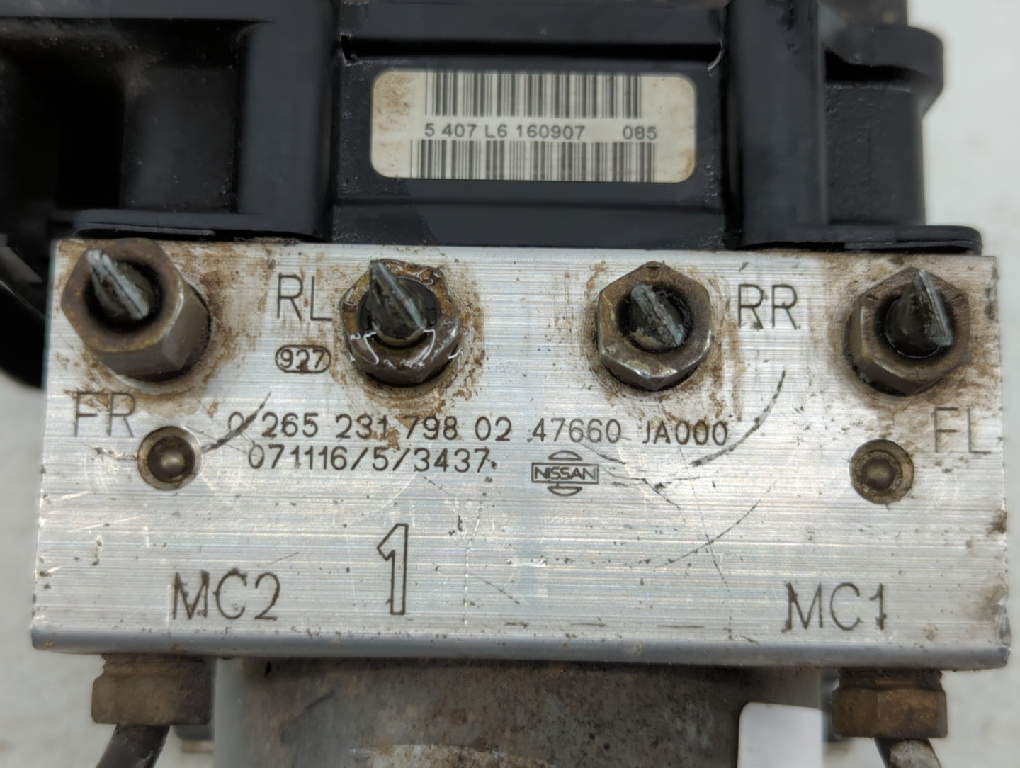 2007-2009 Nissan Altima ABS Pump Control Module Replacement P/N:0 265 231 798 47600 JA000, 0 265 800 556 Fits Fits 2007 2008