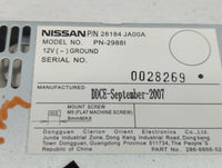 2007-2009 Nissan Altima Radio AM FM Cd Player Receiver Replacement P/N:28184-JA00A Fits Fits 2007 2008 2009 OEM Used Auto Pa