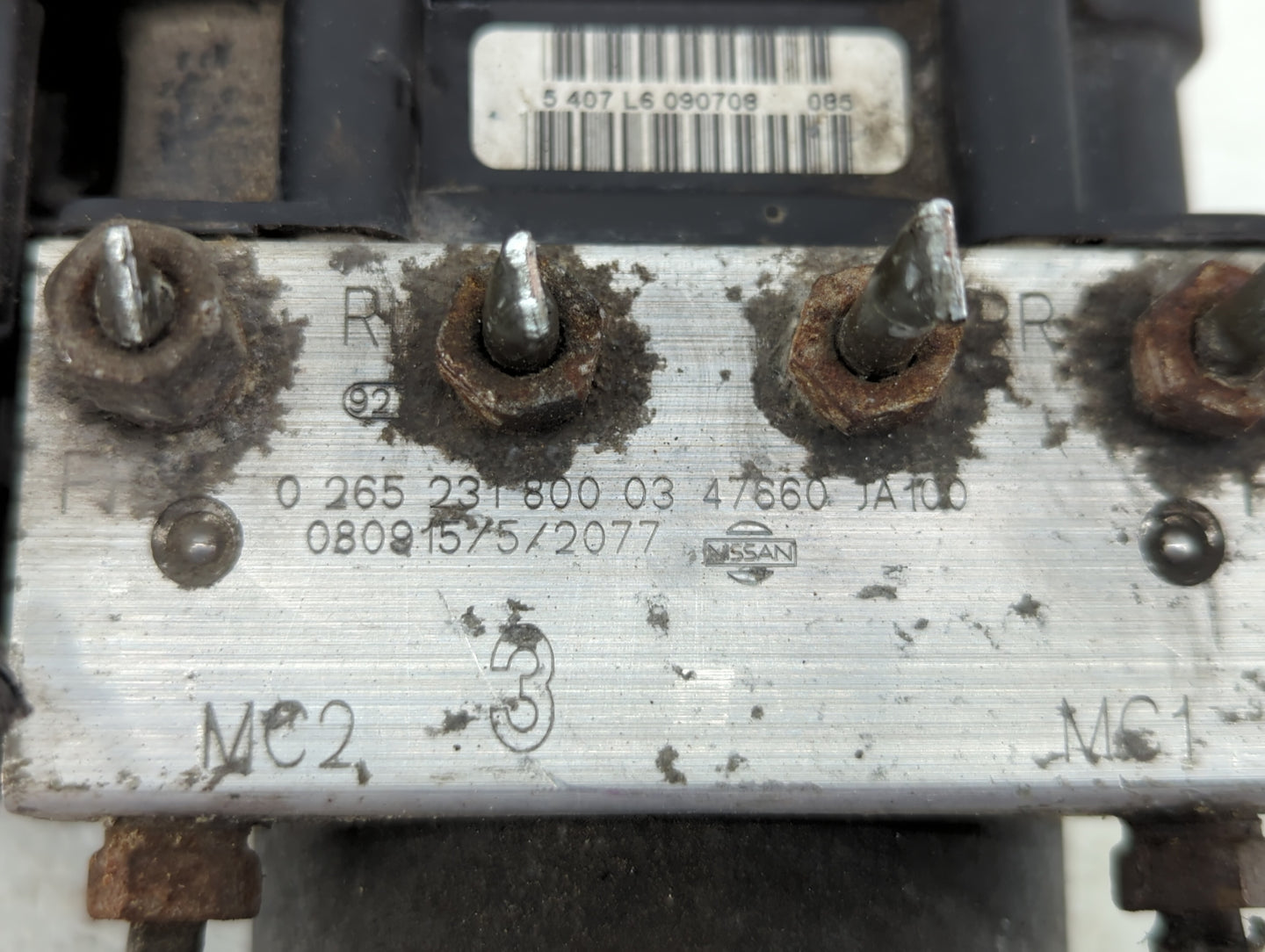 2007-2009 Nissan Altima ABS Pump Control Module Replacement P/N:47660 JA100 Fits Fits 2007 2008 2009 OEM Used Auto Parts - O