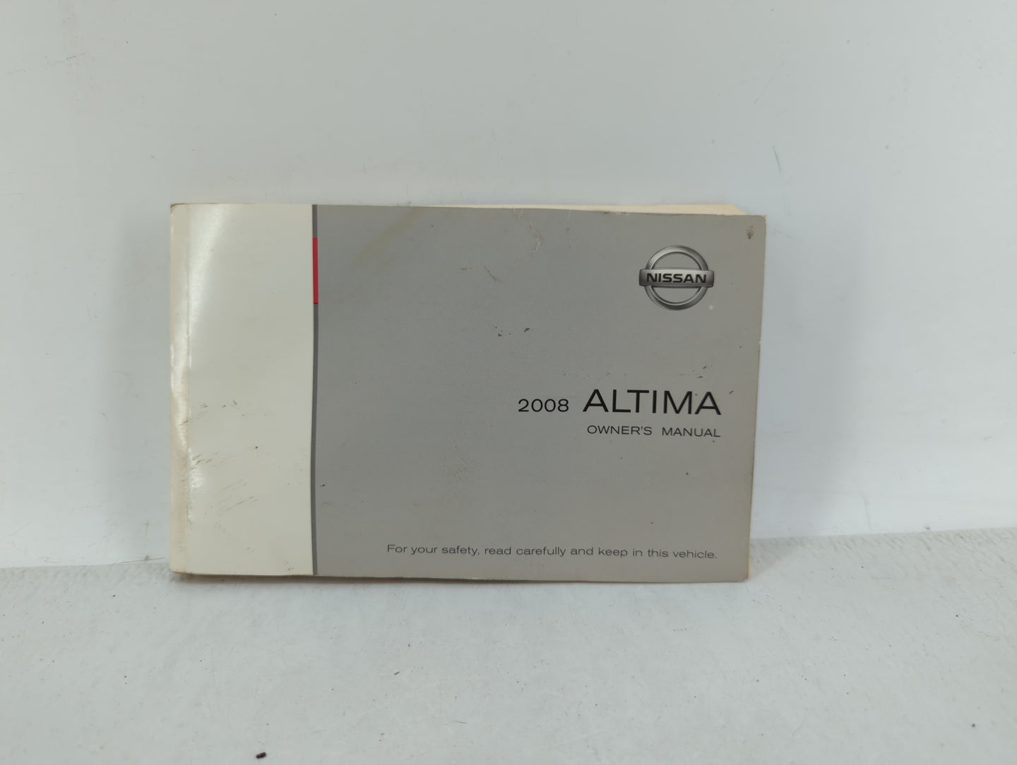 2008 Nissan Altima Owners Manual Book Guide OEM Used Auto Parts - Oemusedautoparts1.com