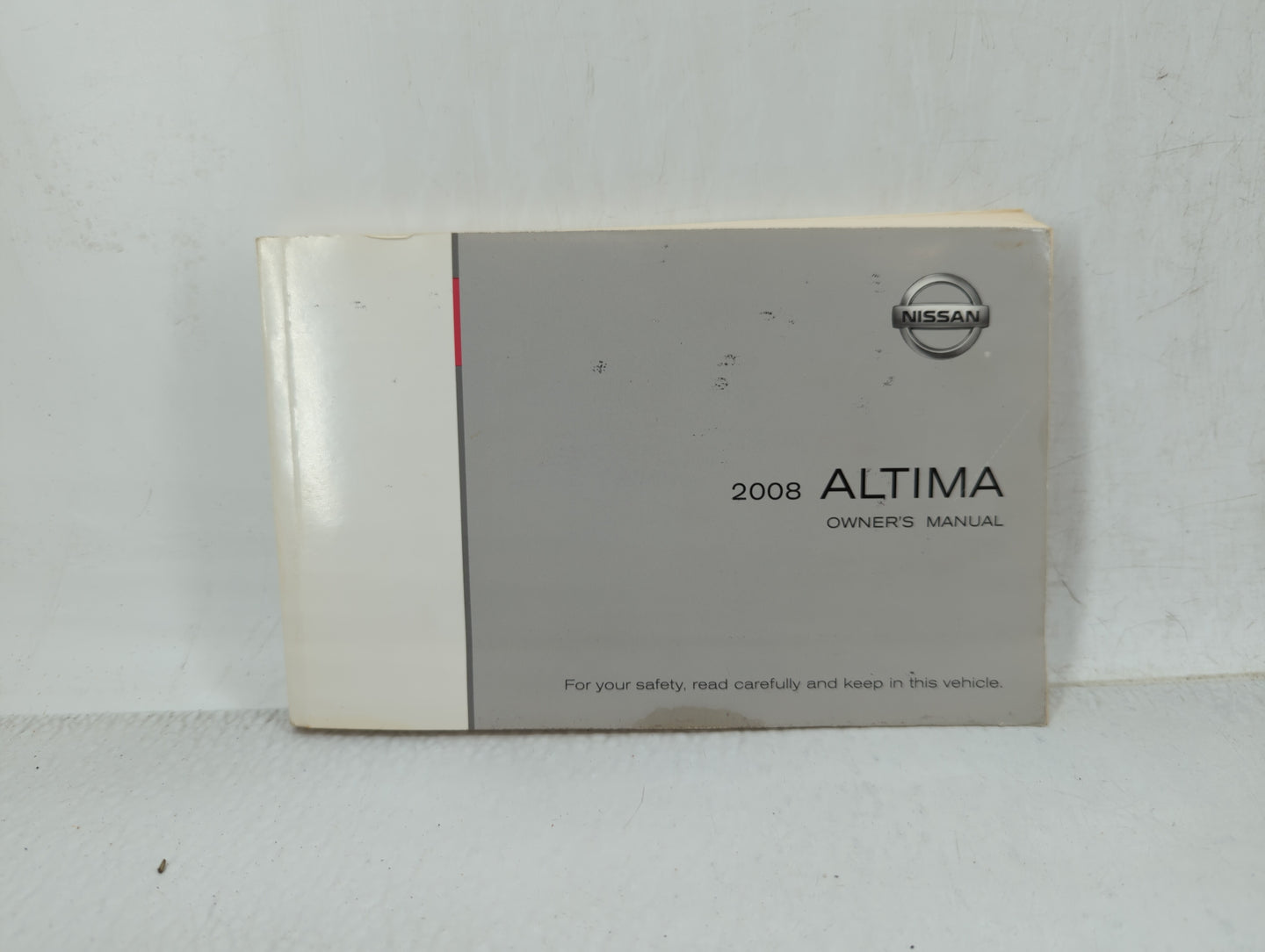 2008 Nissan Altima Owners Manual Book Guide OEM Used Auto Parts - Oemusedautoparts1.com