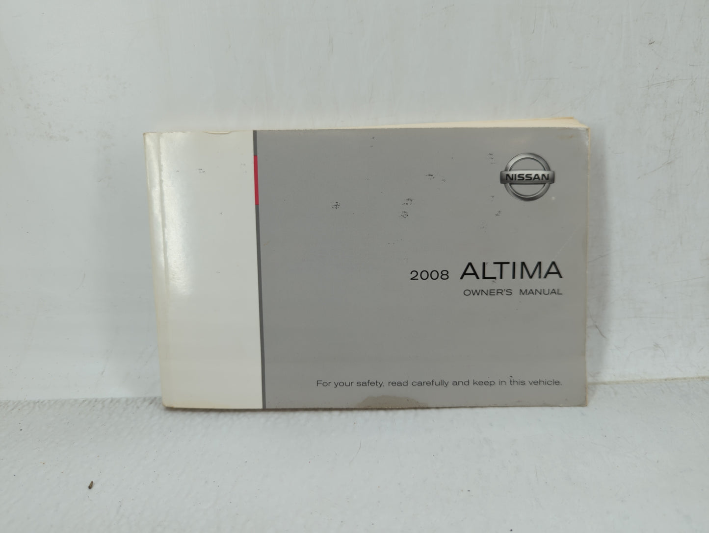2008 Nissan Altima Owners Manual Book Guide OEM Used Auto Parts - Oemusedautoparts1.com