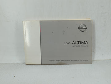 2008 Nissan Altima Owners Manual Book Guide OEM Used Auto Parts