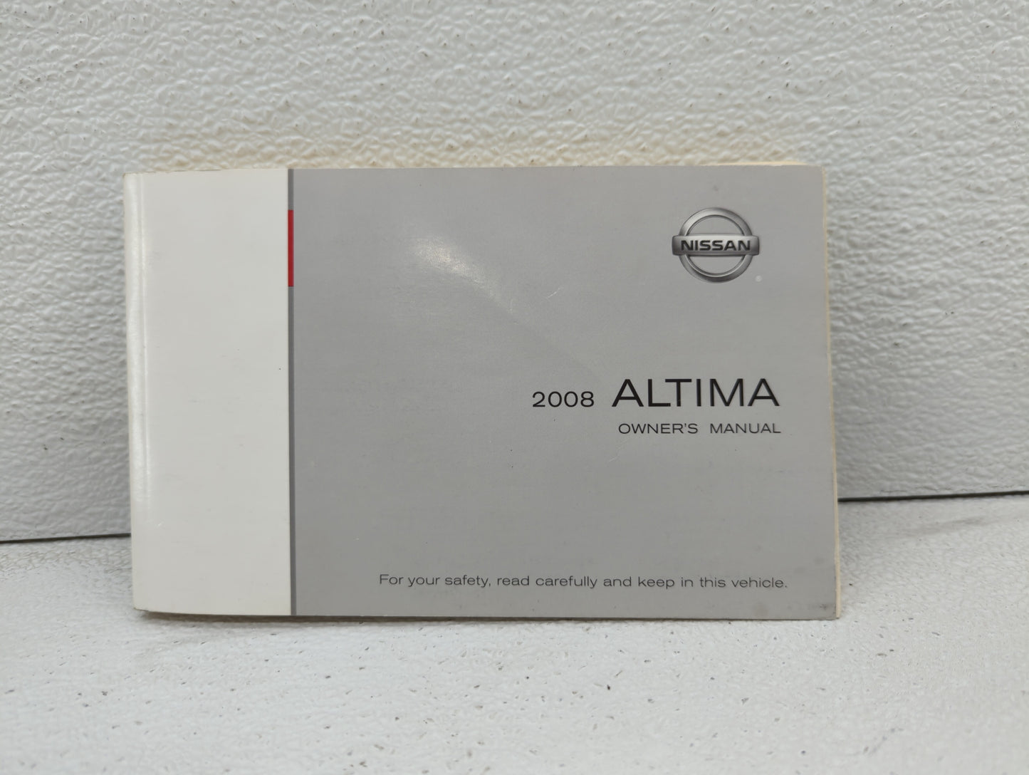 2008 Nissan Altima Owners Manual Book Guide OEM Used Auto Parts - Oemusedautoparts1.com