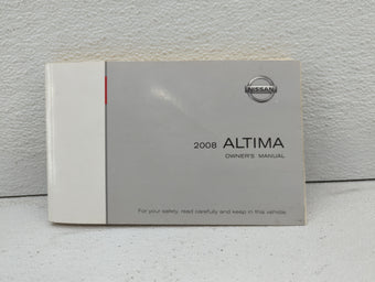 compare product 2008 Nissan Altima Owners Manual Book Guide OEM Used Auto Parts