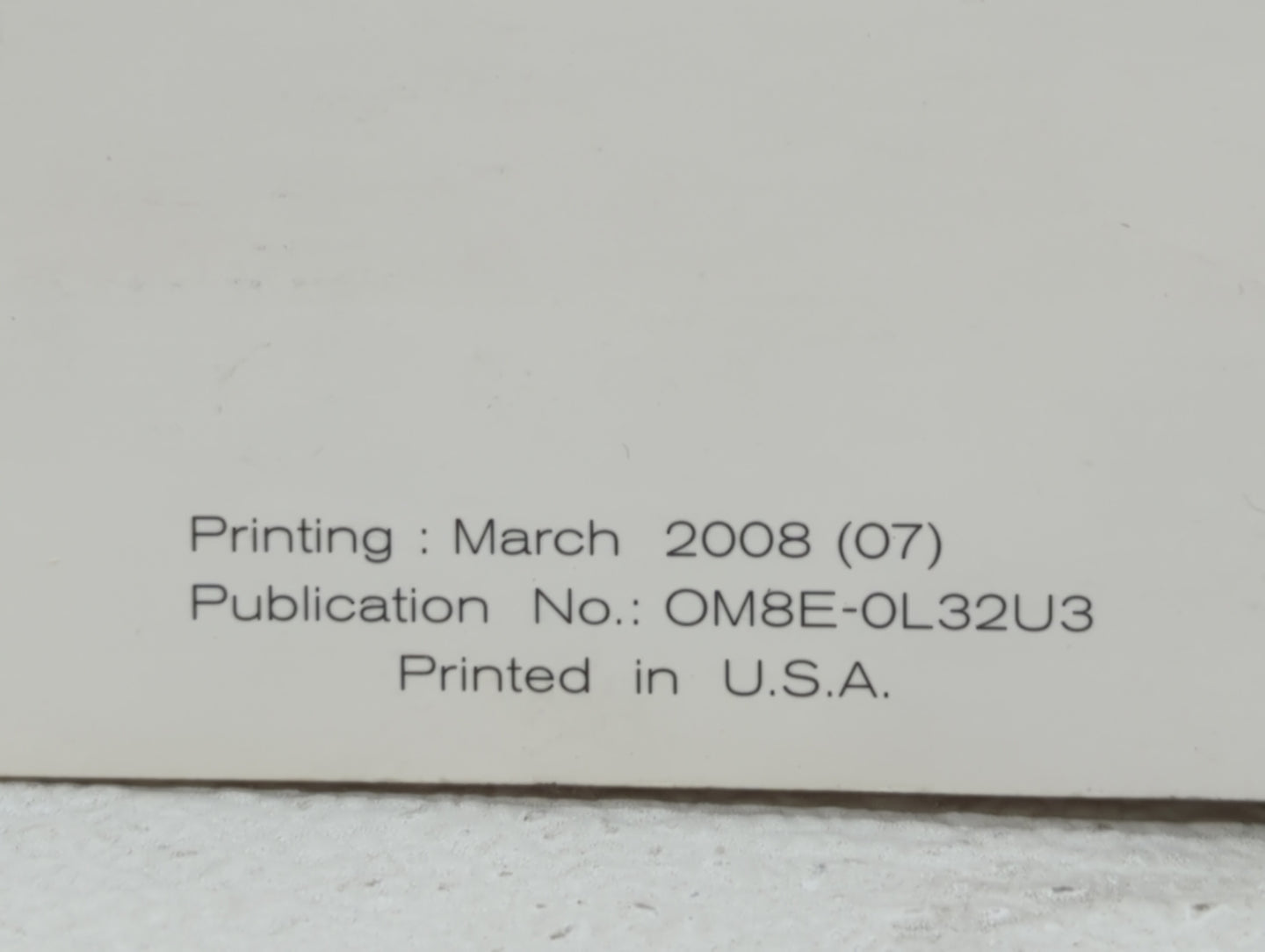 2008 Nissan Altima Owners Manual Book Guide OEM Used Auto Parts - Oemusedautoparts1.com